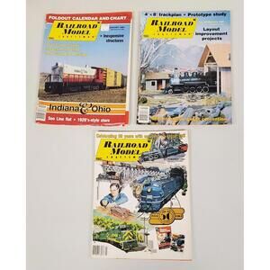 Lot of 3 Railroad Model Craftsman 1983 - Indiana & Ohio, 50th Anniversary